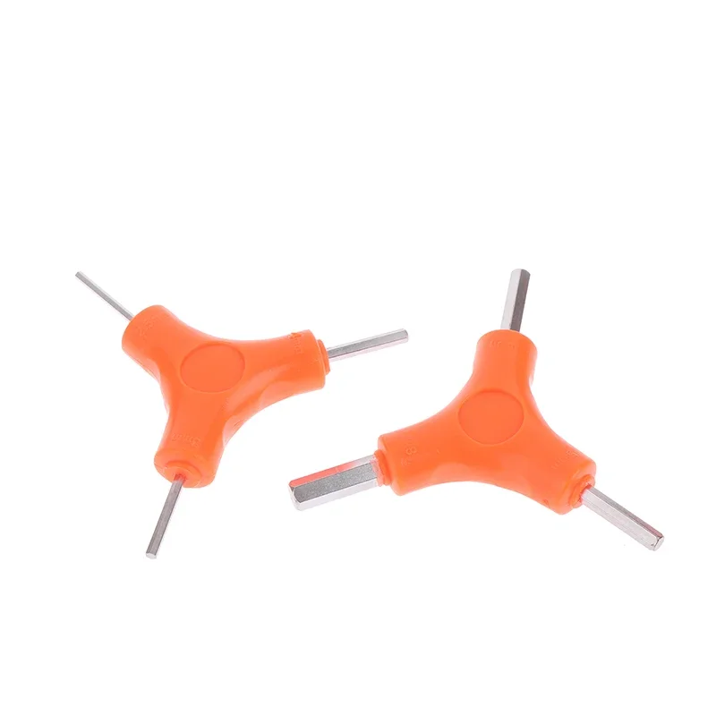 Conjunto de chave sextavada 3 em 1 de 2,5/3/4/5/6/8 mm feita em aço cromo-vanádio; Ideal para ferramentas de cuidado de bicicletas