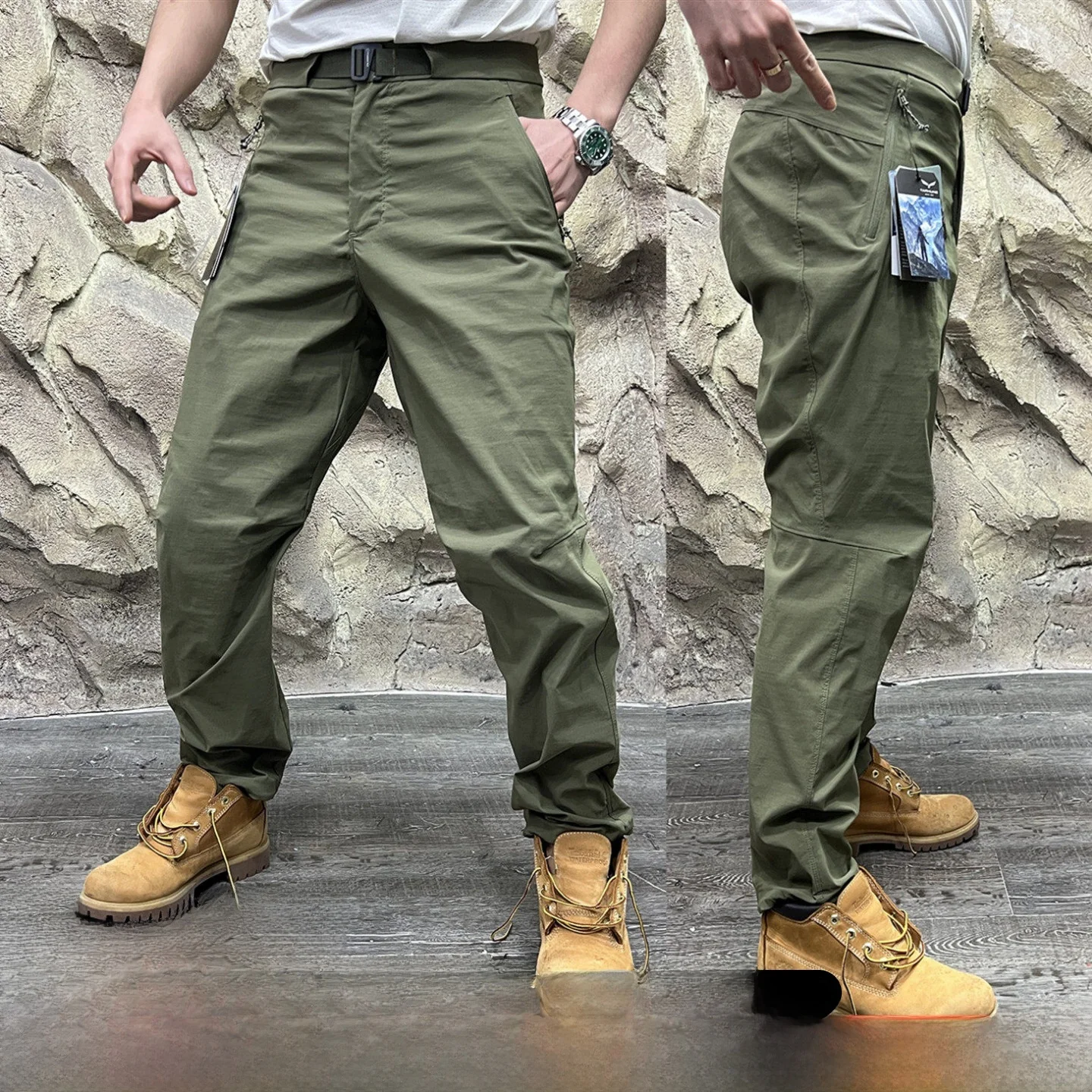 

Мужские повседневные брюки для улицы Qui Dry, прямые брюки, мягкие, ell 69, весна-лето, легкие, удобные спортивные брюки