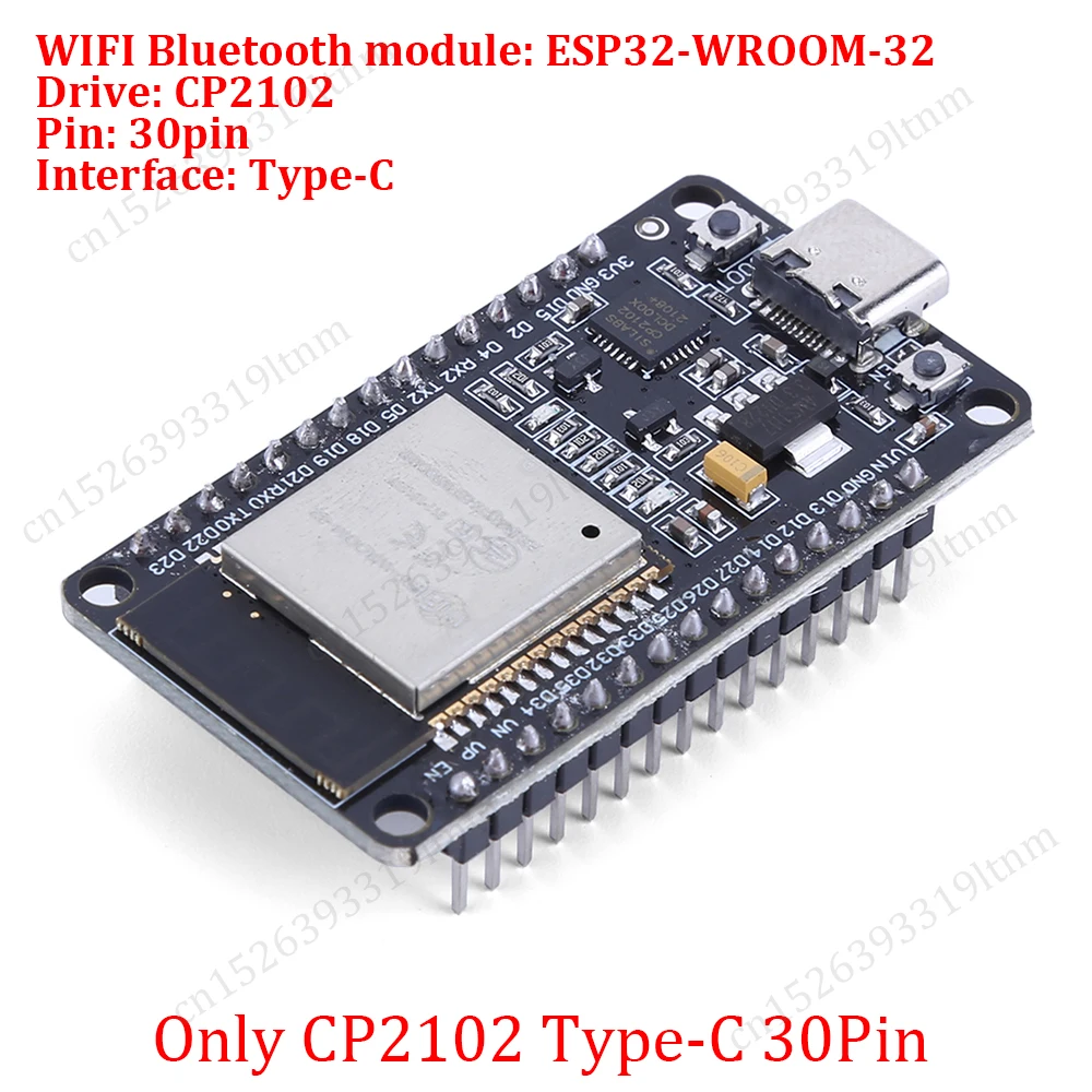 NONE ESP32 Development Board 30Pin Breakout Board WiFi+Bluetooth Ultra-Low Power Dual Core ESP-32 Erweiterungsplatine für Arduino 5