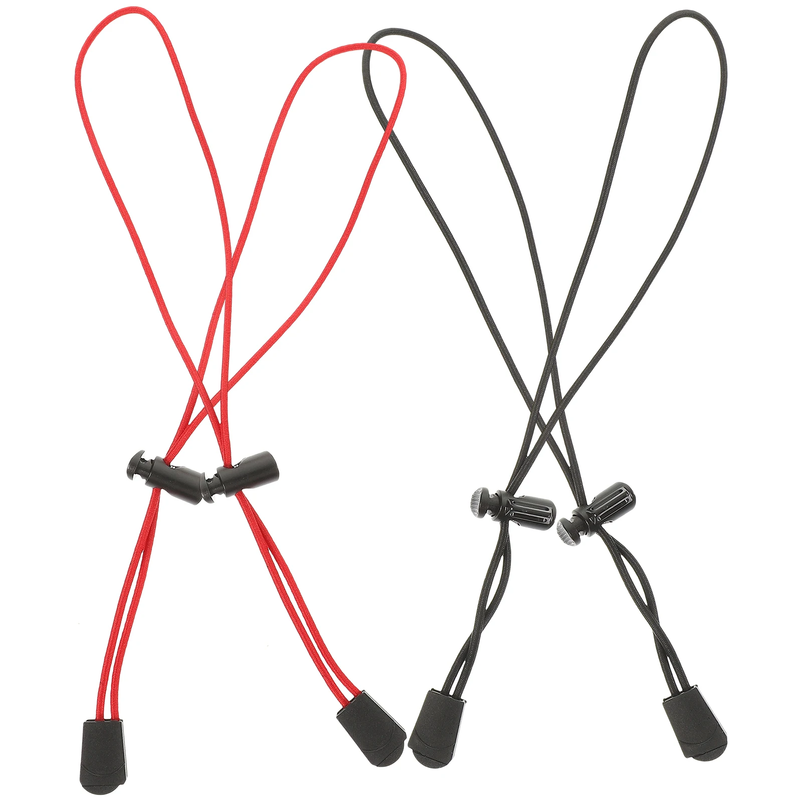 

4pcs Durable Travel Storage Ropes Elastic Fixing Cords Backpack Outdoor Camping Adjustable Small Size
