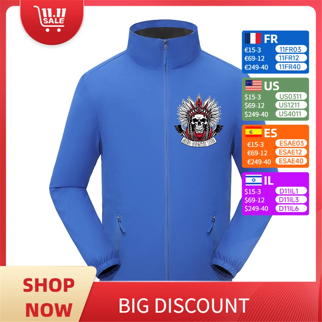 Pdmcms Personalized Custom Clothing with Indian-Style Design, Customizable Logo, Free Image Customization, Windproof Jacket, Windbreaker