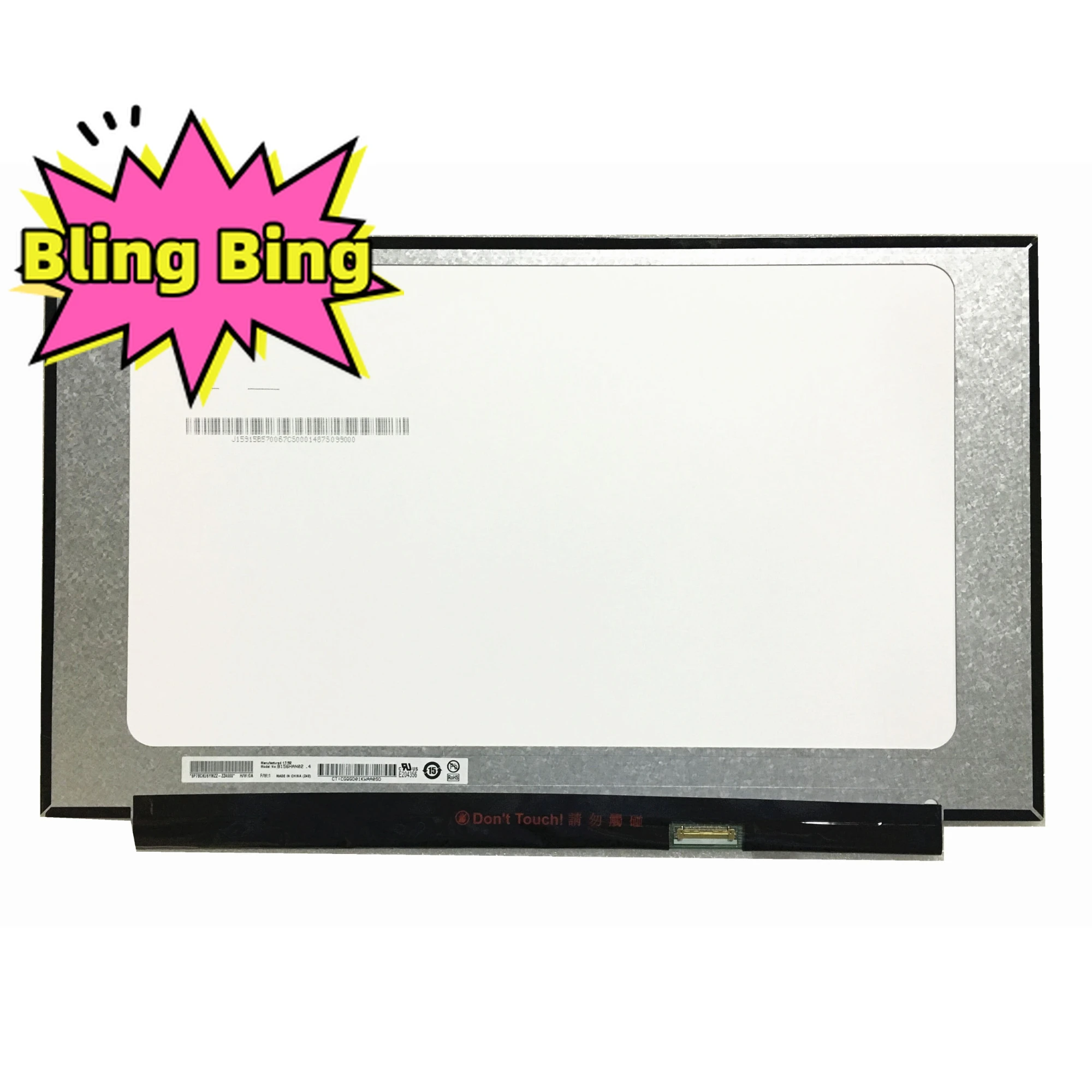 

B156HAN02.4 fit B156HAN02.2 NV156FHM-N48 B156HAN02.1 15.6”1920×1080 EDP 30 PIN PANEL with NO screw holes Laptop LCD SCREEN