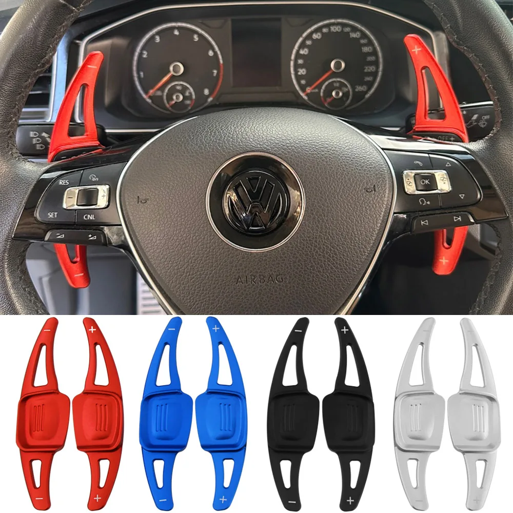 

Car Paddle For Volkswagen Golf MK7 7.5 8 VW Polo MK6 Touareg Tiguan Car Steering Wheel Extension Shifter Aluminum DSG Gear Shift