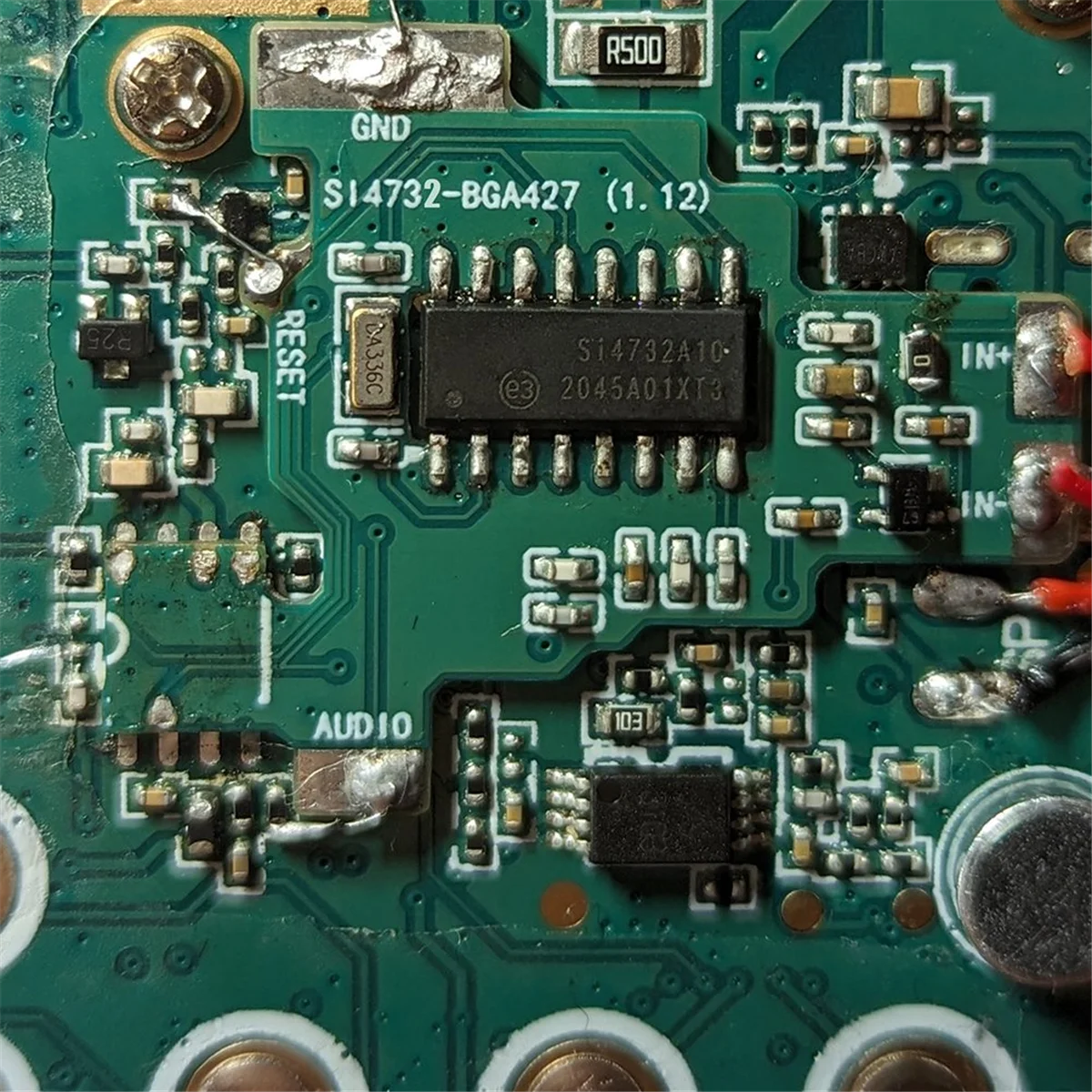 SI4732+BGA427 Module+SMA-50KY Connector Filter Amplified Version for Quansheng UVK5/UVK6 Intercom Modification Module