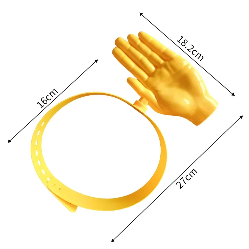 1/3Pcs Novelty 3D Palm Hand Shape Sun Hat Funny Unisex Sun Visor Outdoor Sun Shield for Beach Concert Party Travel Stadium view 2
