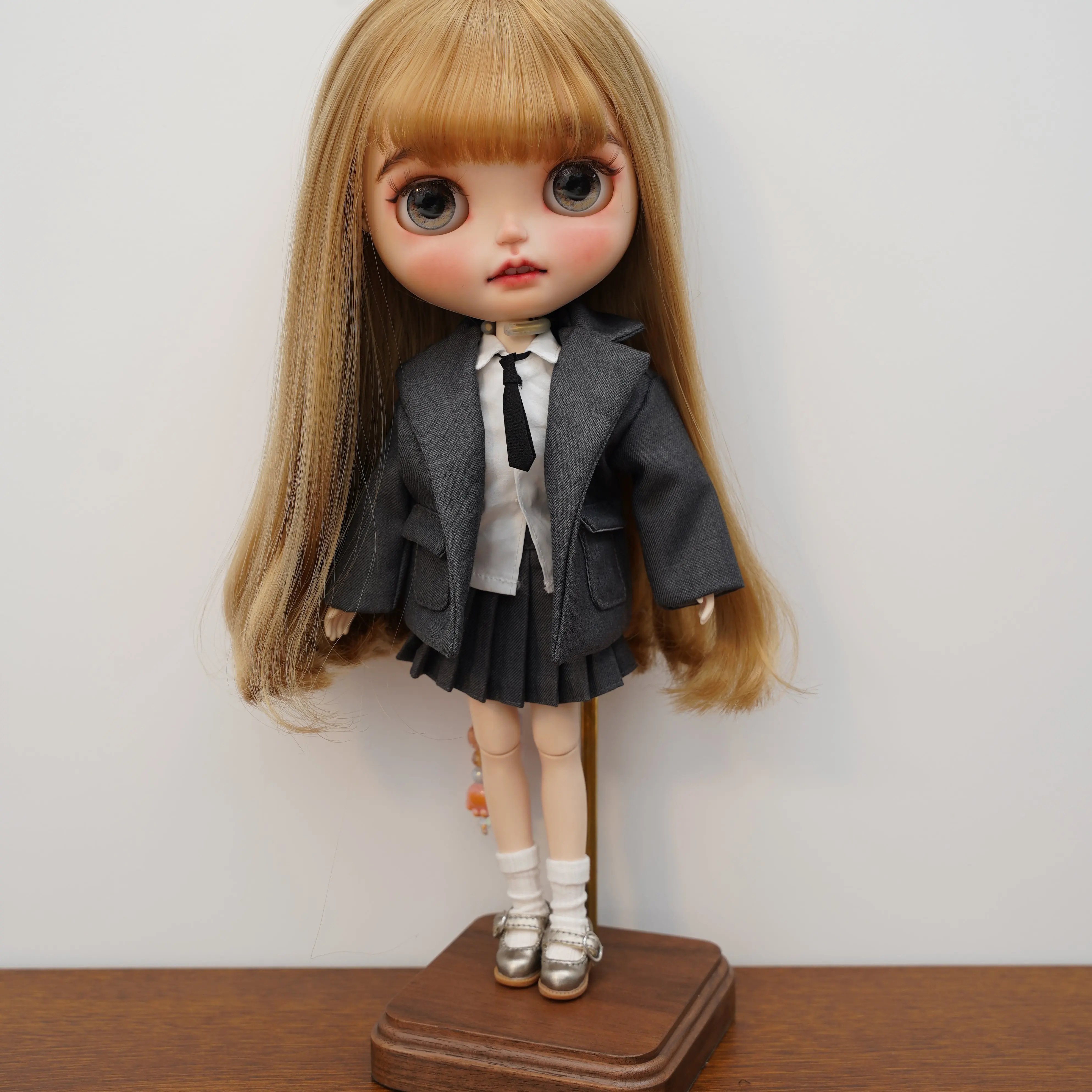 

Комплект одежды и аксессуаров для кукол Blythe, Azone, OB22, OB24, школьная форма в стиле колледжа.