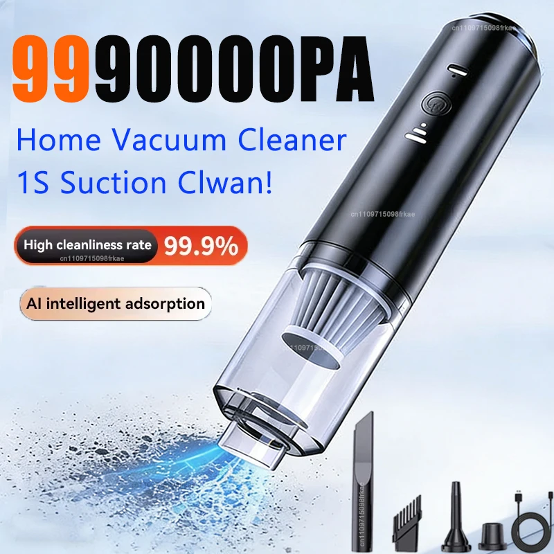 New Portable Wireless Vacuum Cleaner Powerful Suction Rechargeable Handheld Vacuum Cleaner Quick Charge for Car Home Pet Hair