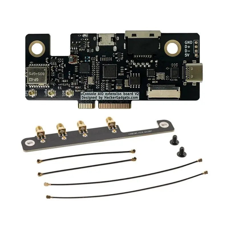 

ABIJ-Opensourcesdrlab Uconsole AIO V2 Moudle Module For SDR Lora GPS RTC USB 3.0 RJ45 Ethernet Board With USB Hub Antenna Mounti