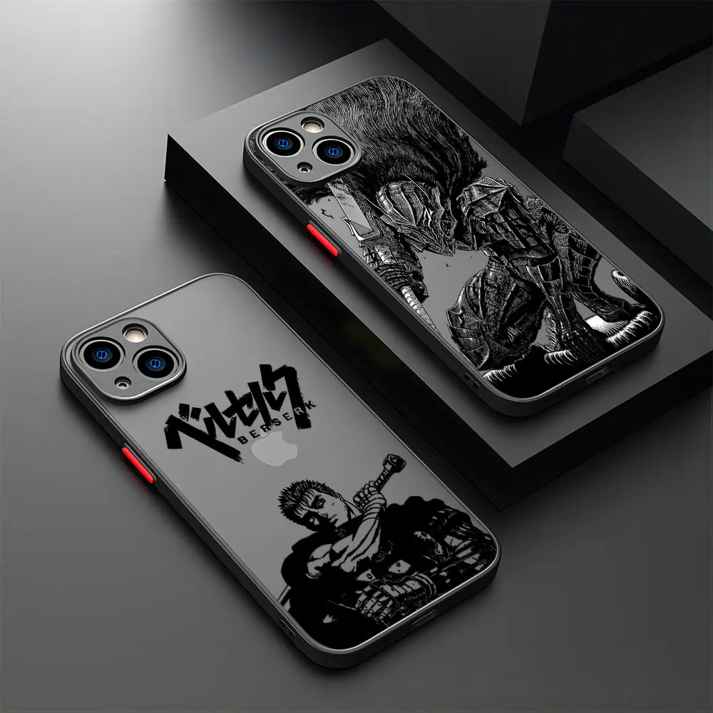 Berserk buds Hot Anime Phone Case per Samsung S24 S23 S22 S21 S20 S10 FE Note20 Note10 Plus Ultra Lite 5G Cover trasparente