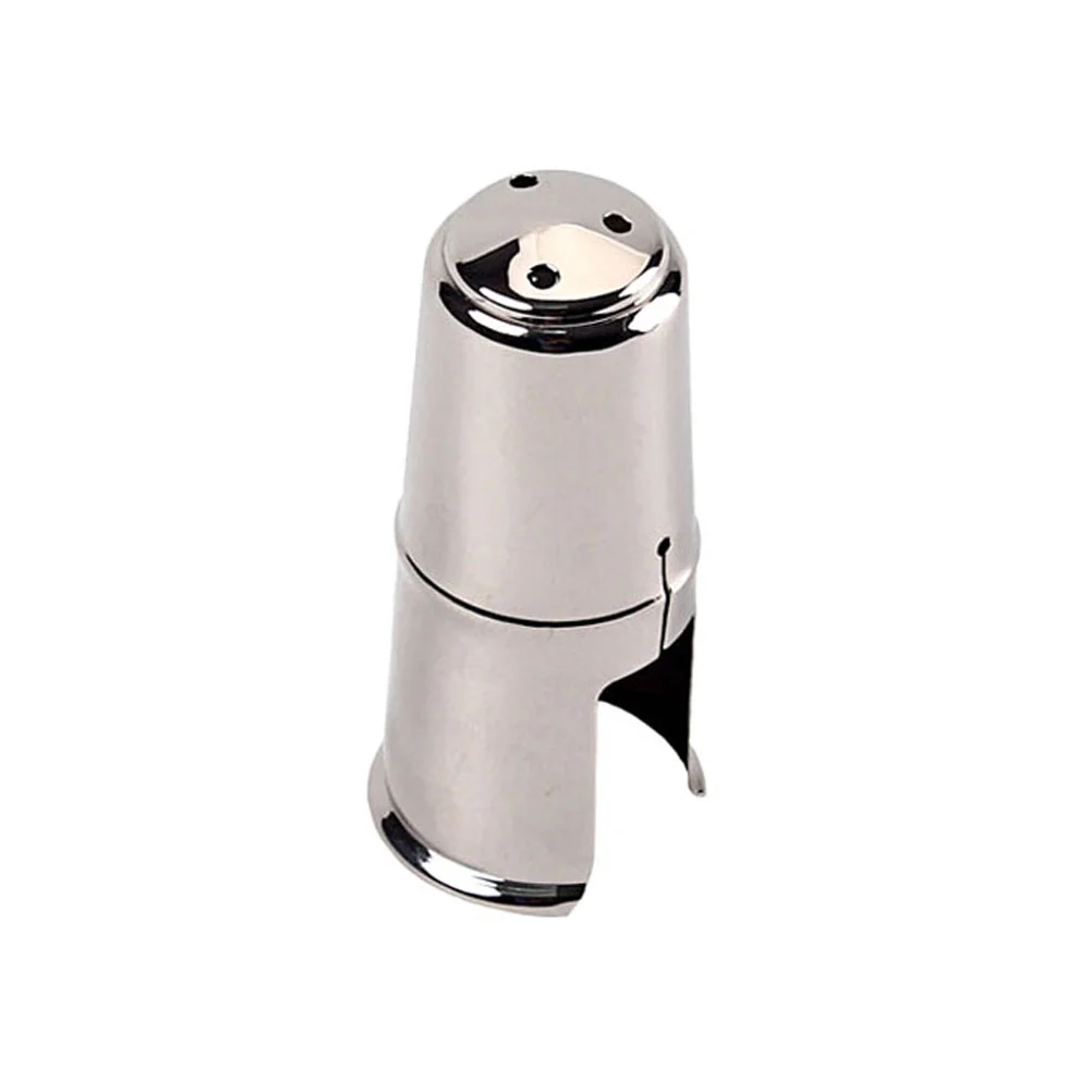 Clarinet Nickel-plated Mouthpiece Cover Protective Cap Cigarette Holder Metal for