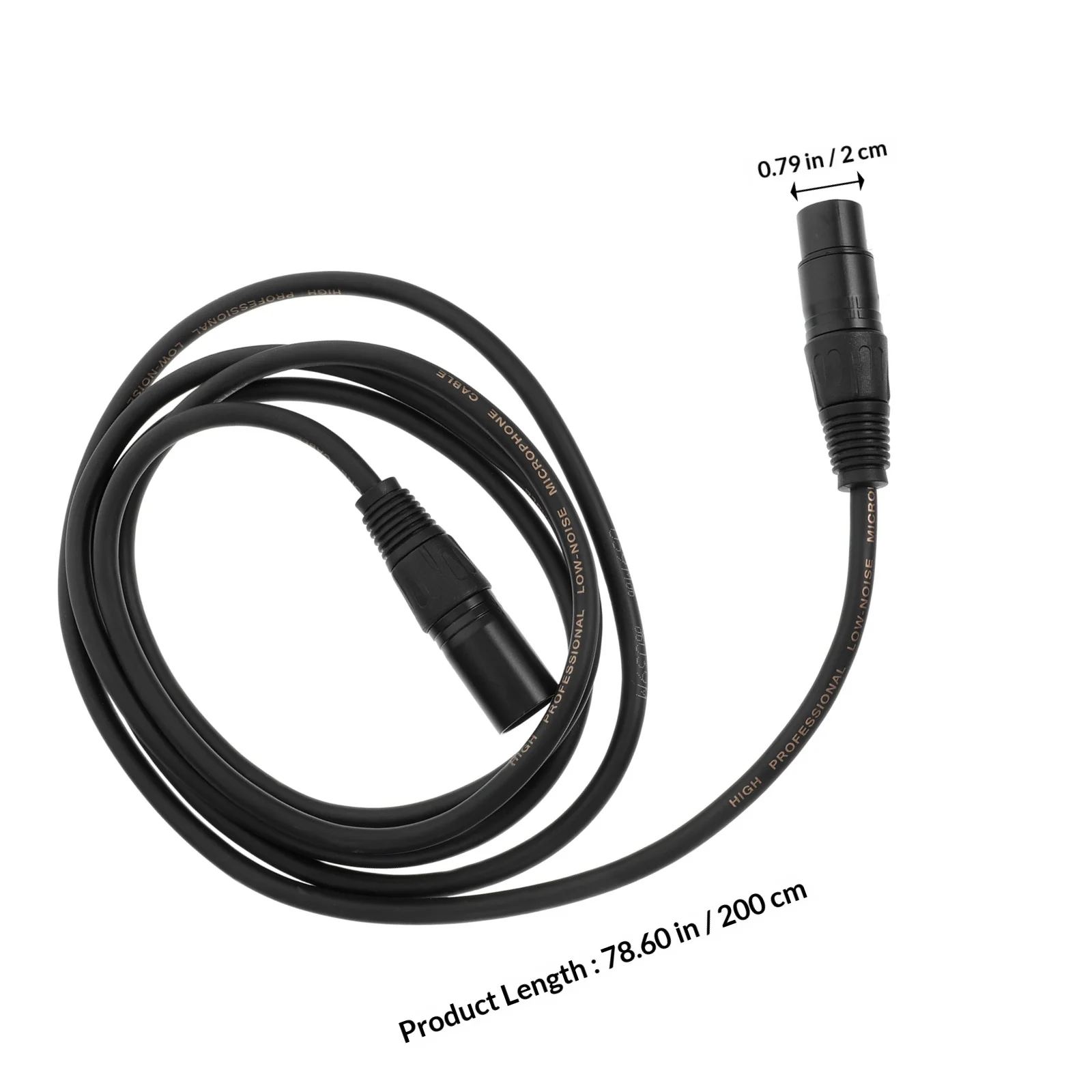 DMX Cable 3-Pin DMX Lighting Cable Moving Head Light Cable Par Light Cable