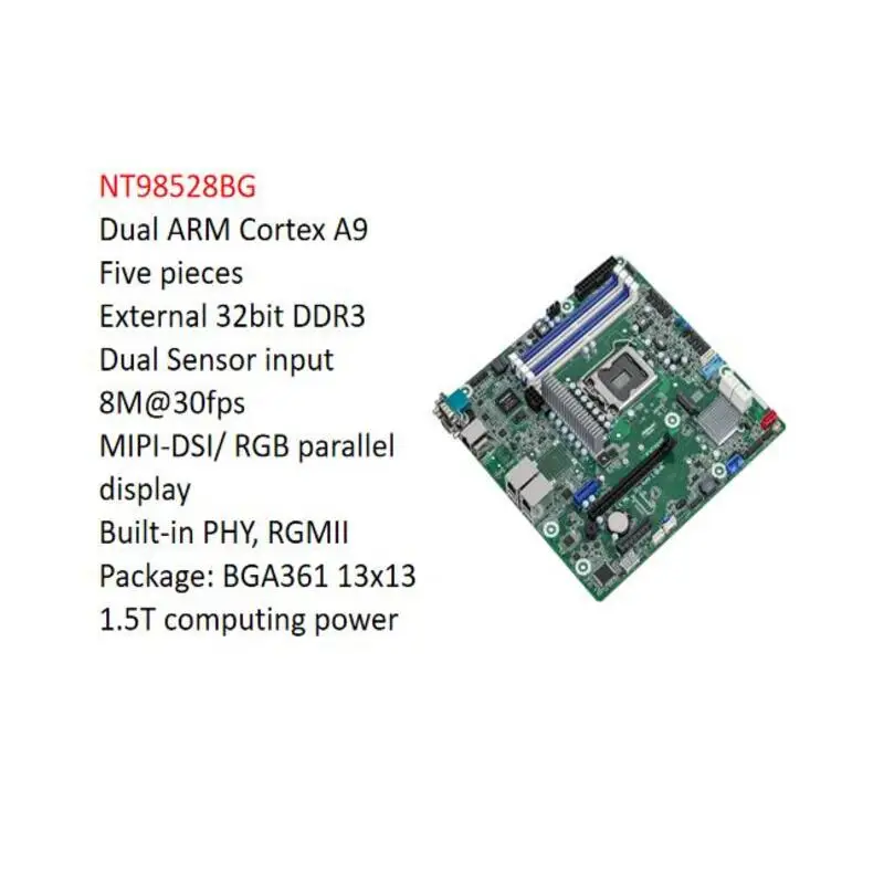 

5Pcs/Lot Free Shipping NT98528 AI 1.5TB Computing Power IPC SOC 8M@30fps NOVATEK Electronics Components