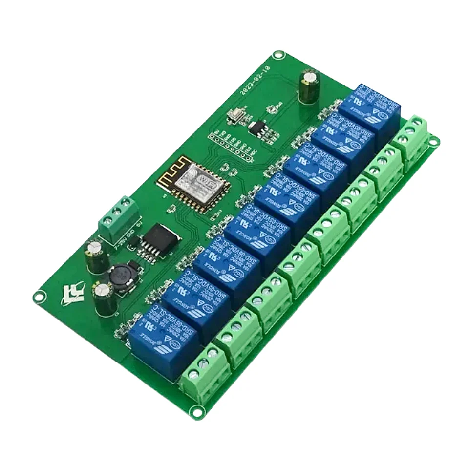 Imagem -04 - Módulo de Relé Wifi Canais Placa de Desenvolvimento Fonte de Alimentação Esp8266 Esp32 Esp12f Esp32-wroom 5v 728v