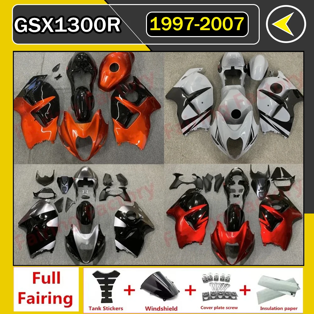 

for Suzuki GSXR1300 GSX-1300R Hayabusa 1997-2007 Motorcycle Accessories Bodywork Set Injection ABS Plastics Full Fairings Kit