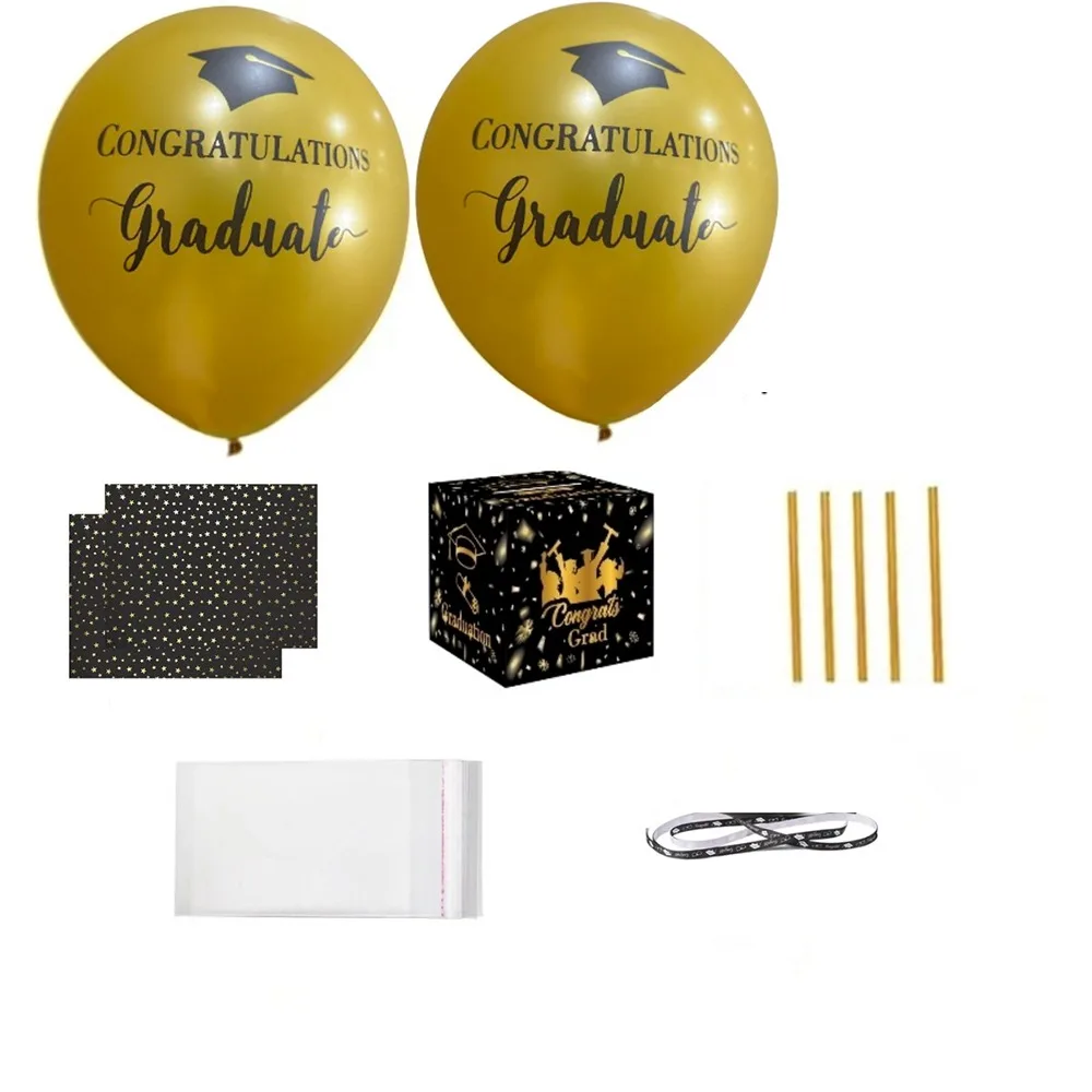 

Креативная забавная копилка на день рождения, черное золото, воздушный шар с конфетти, подарочные коробки для наличных, бумажный воздушный шар, коробка для денег, детский подарок