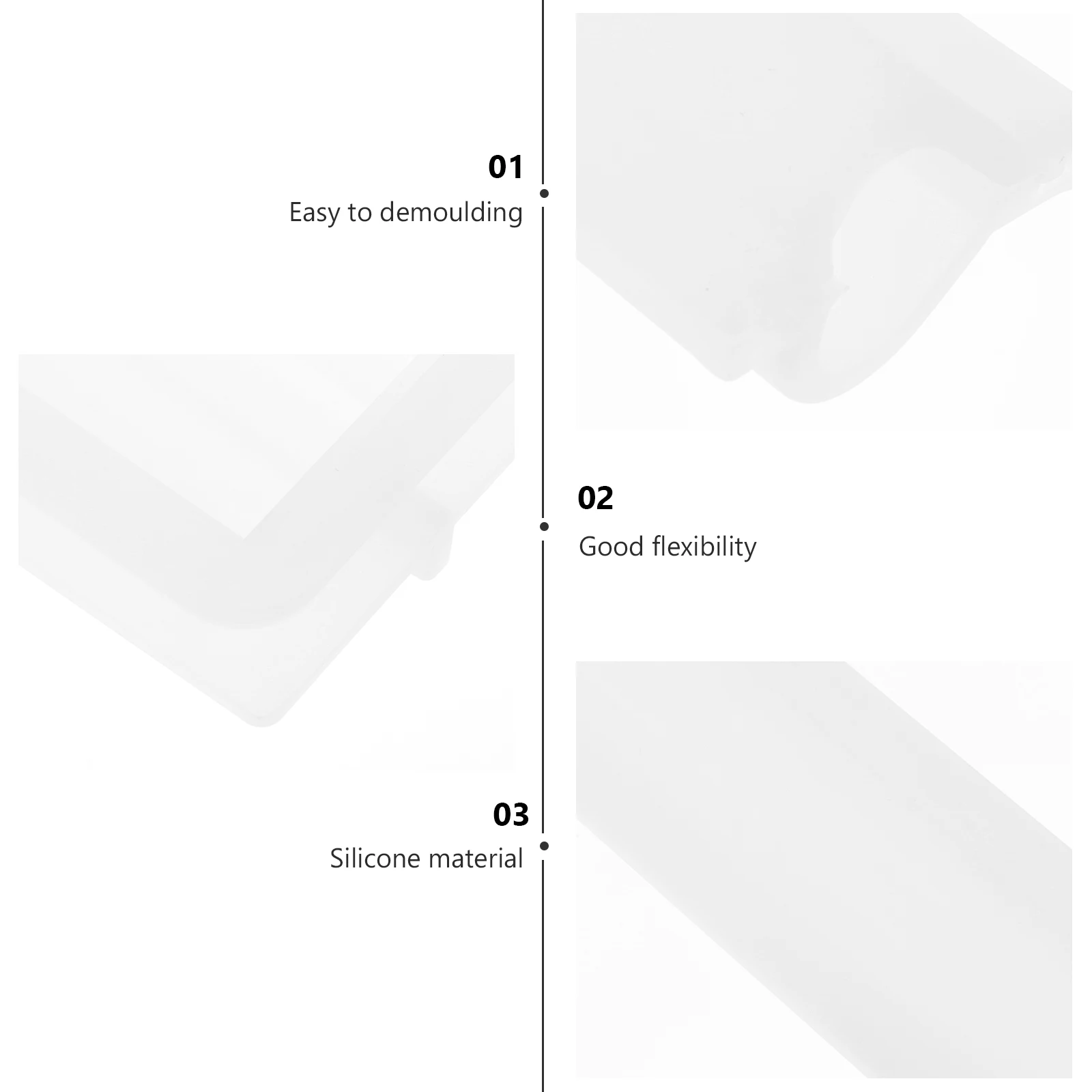 

Christmas Tree Silicone Sandwich Mold Non-Stick Cake Soap Making Tool Diy Baking Mould Embedded Chocolate Center Clear Tube
