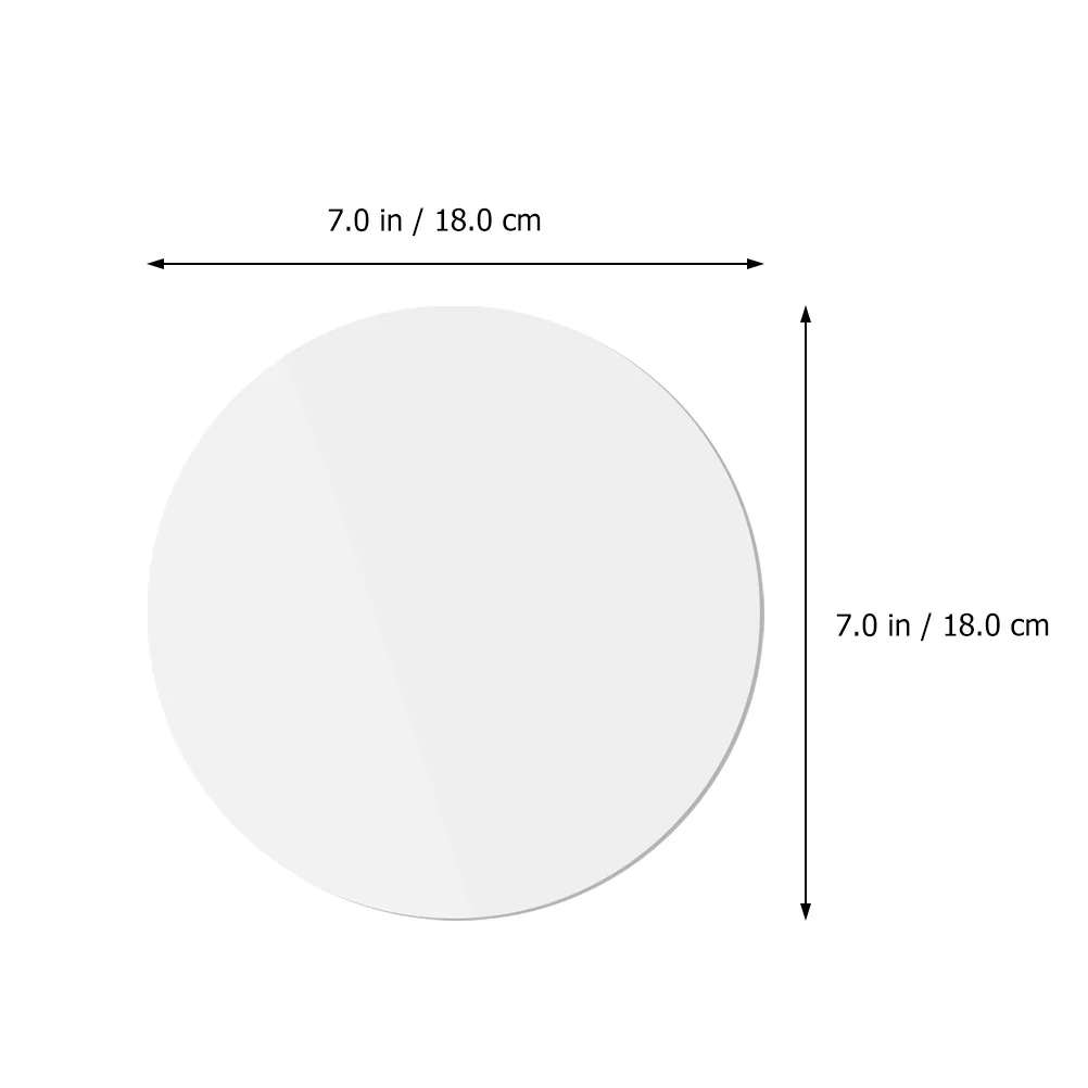 

2Pcs Portable Acrylic Mirror Props Practical Photography Decorative Prop for Product Photoshoots Photography Props Mirrors