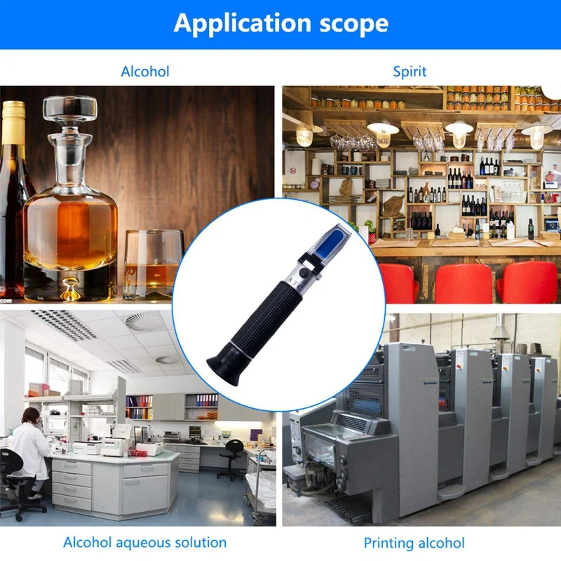 Ручной спиртометр, тестер концентрации пивоваренных ликеров для тестера спирта, измеритель спирта