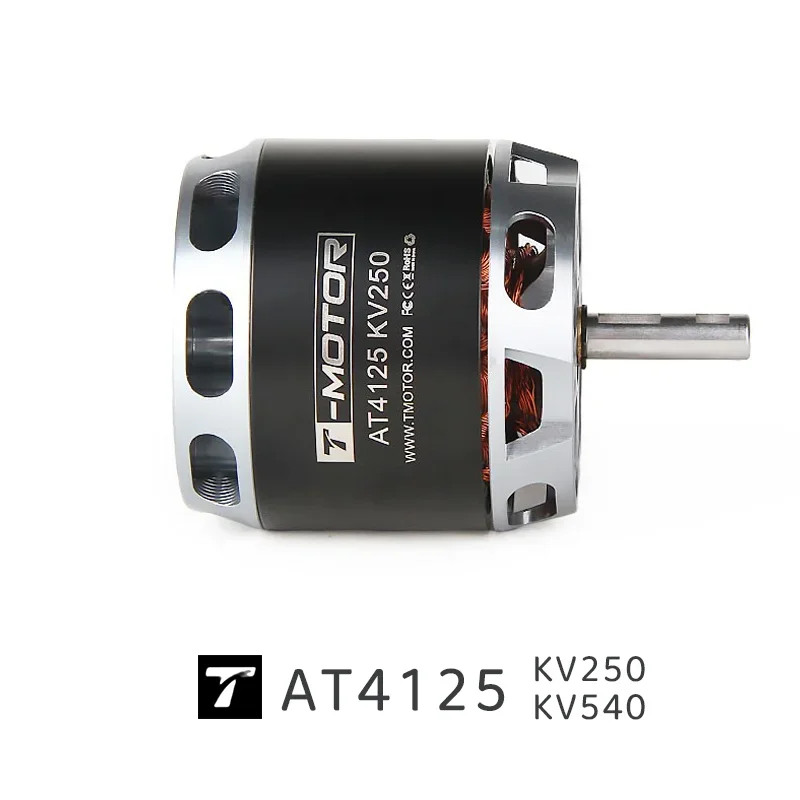 

AT4125 T-MOTOR Long Shaft KV250 KV540 Heavy lift drone motors rc aircraft model plane bldc motor for Fixed wing UAV