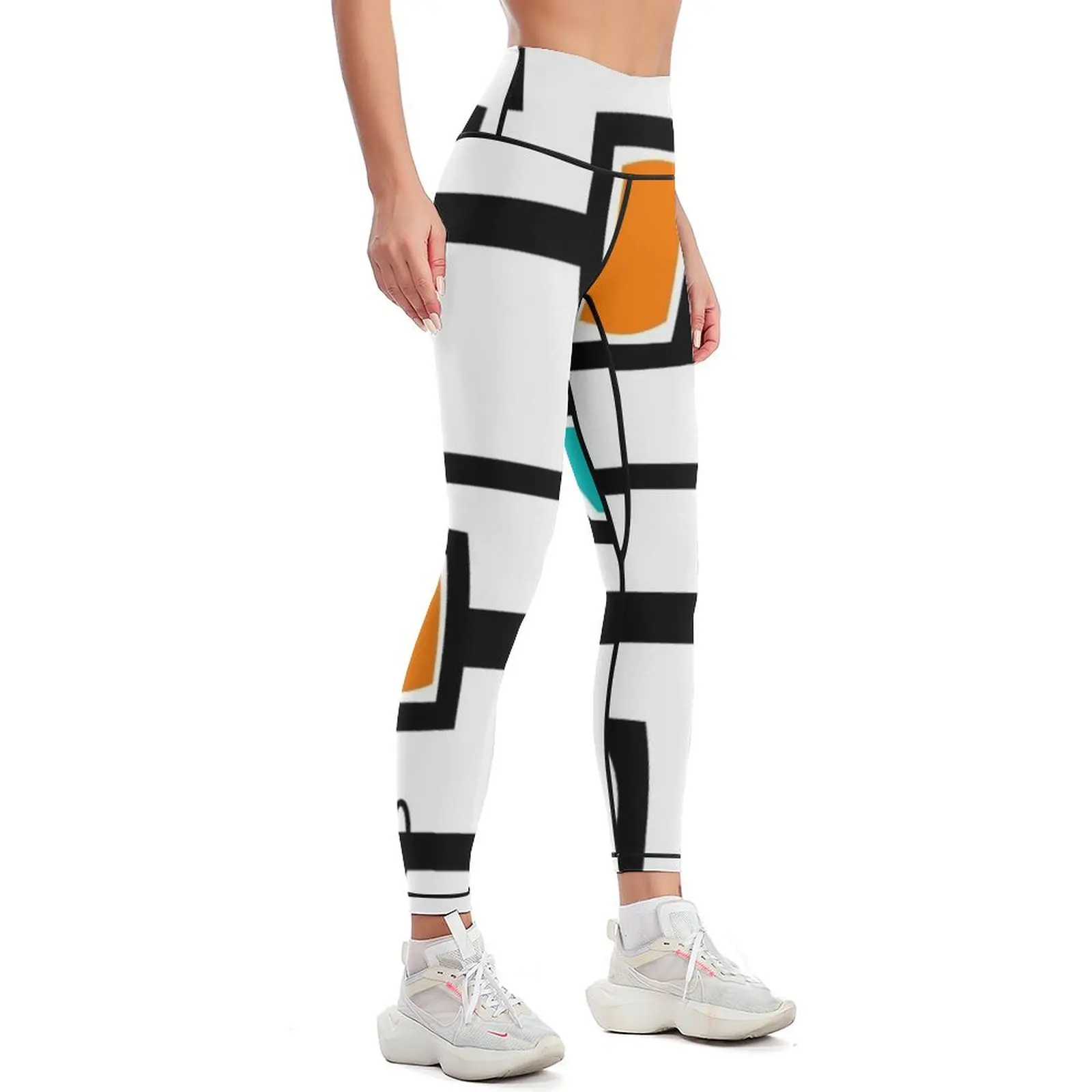 Leggings de sport abstremberg modernes du milieu du siècle pour femmes, joggeurs push-up, leggings de gym pour femmes