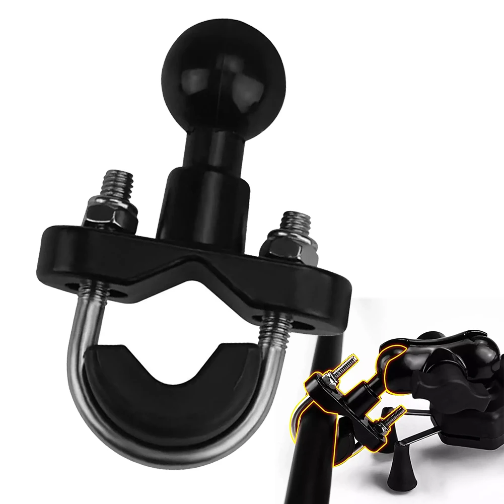 Motorcycle Handlebar U Bolt Mount Base Kit Accessories Ball Clamp Bracket For Motorcycle Bike Scooter Handlebars