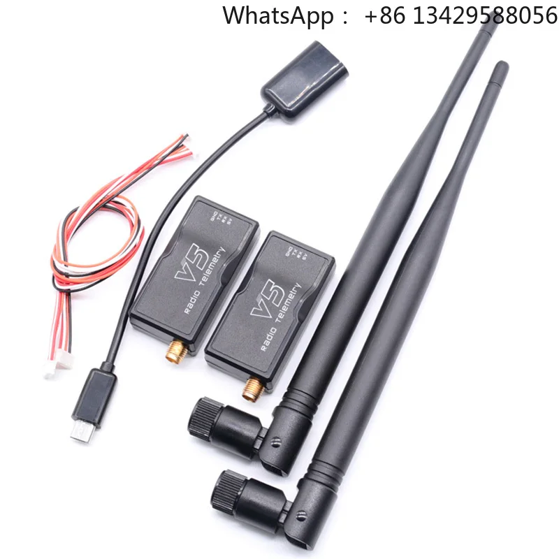 3DR Radio V5 Telemetry 433Mhz 915Mhz 1000MW/500MW Air Ground Data Transmit Module OTG Cables APM 2.8 /Pixhawk 2.4.8 CN/GUA