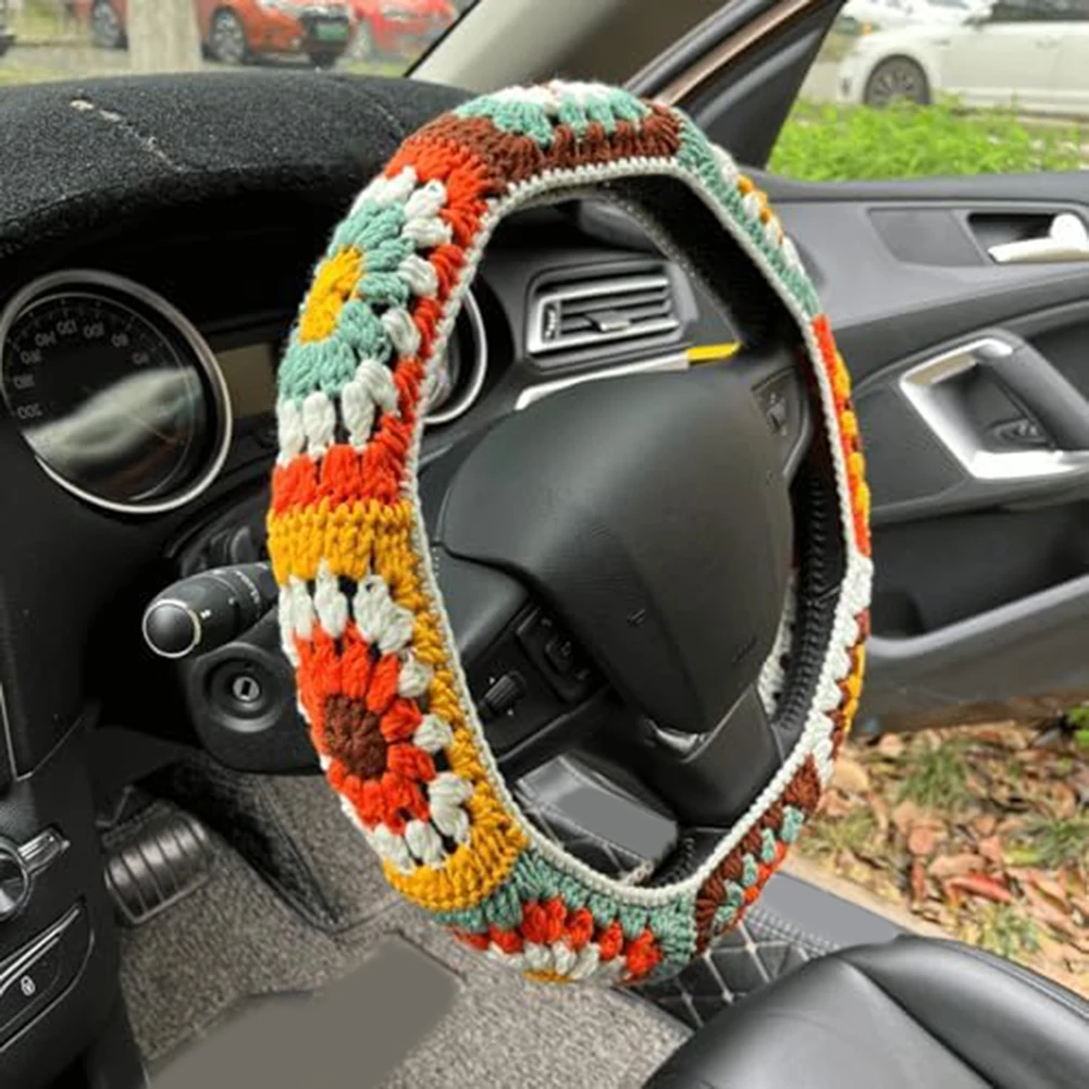 For Car Interior Decoration Color As Shown In The Figure Boho Car Interior Soft And Skin-friendly Comprehensive Protection