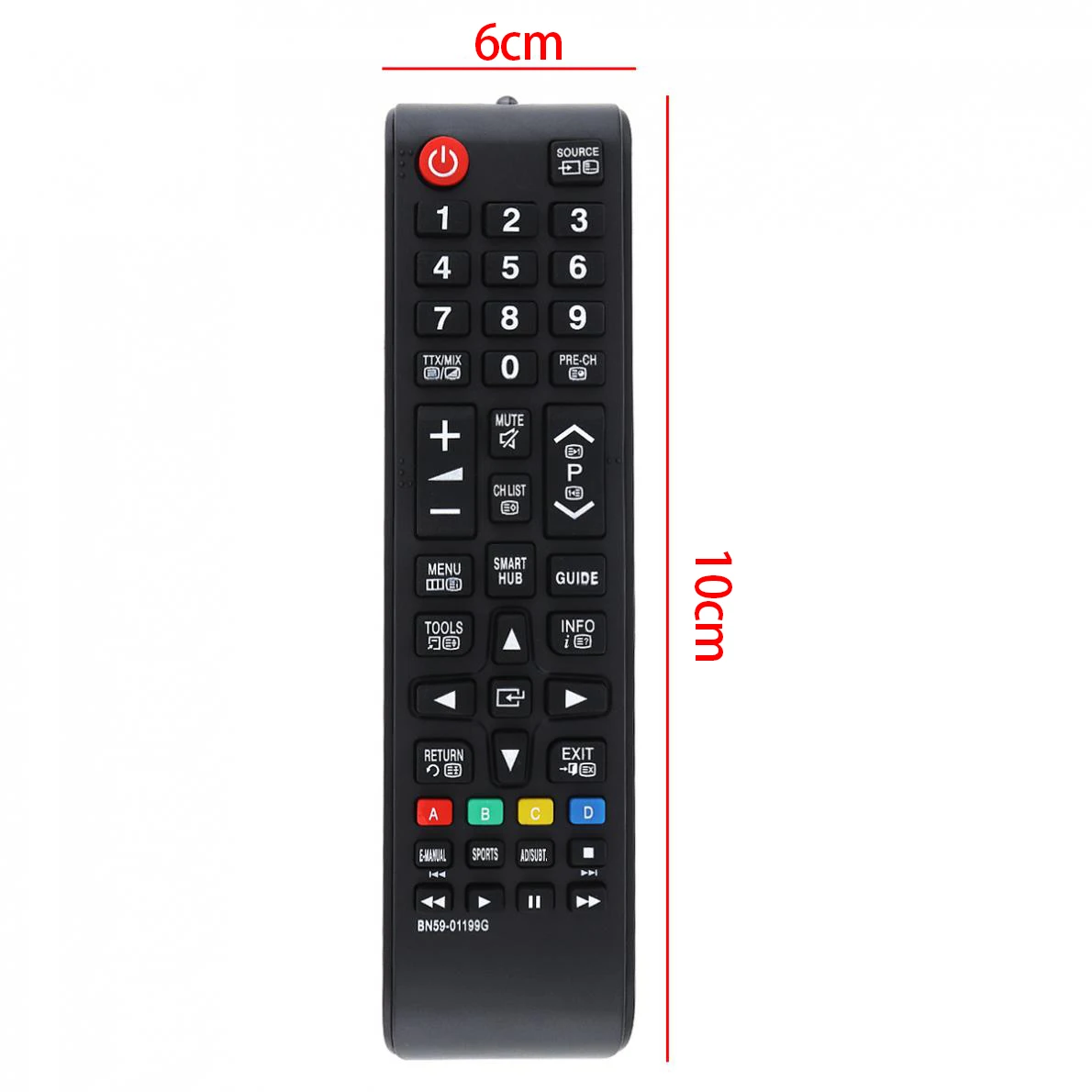 BN59-01199G Wireless TV Remote Control Replacement for Samsung BN5901199G / BN59-01199G Smart TV