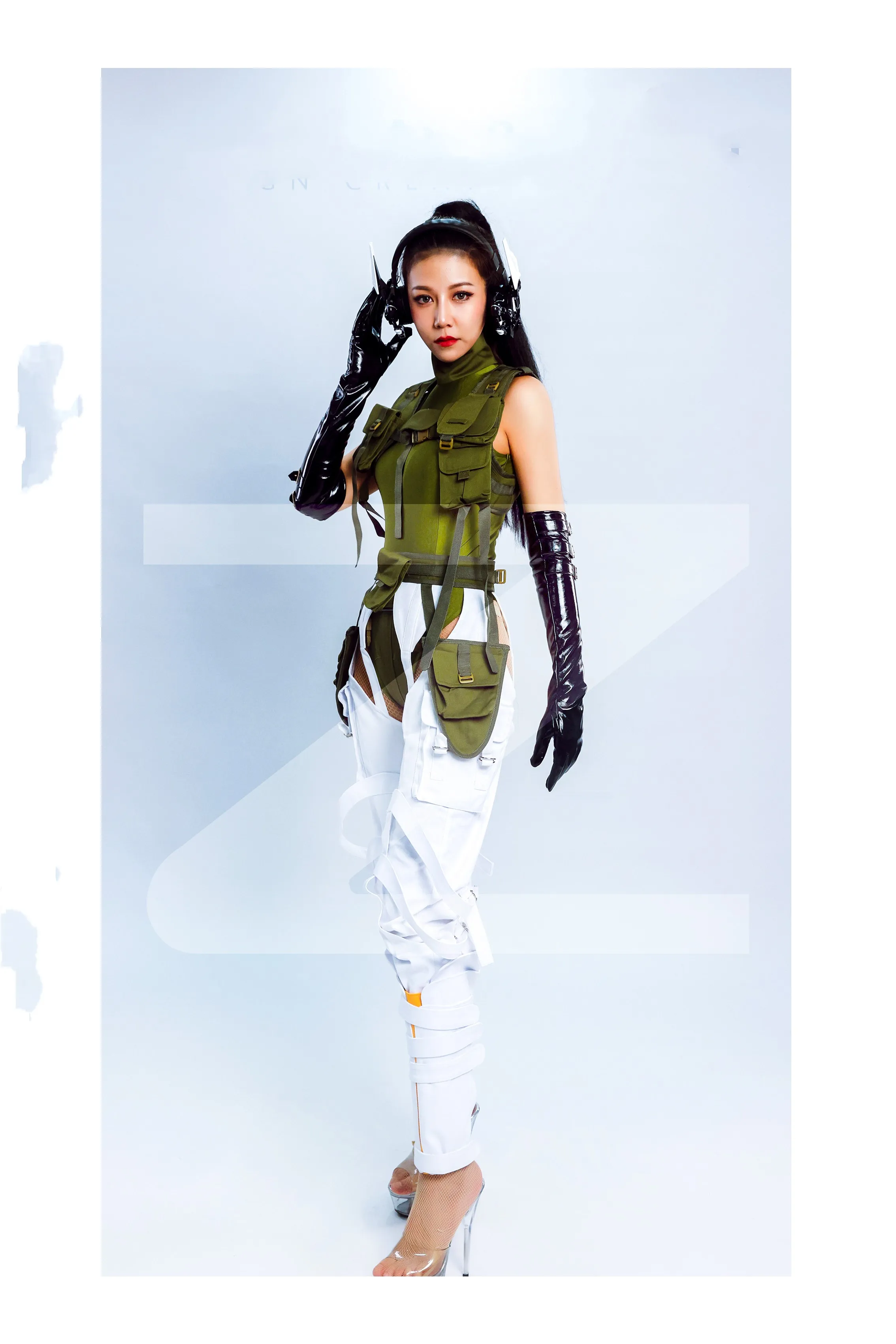 GOGO costume set army day ds tooling casual cool special forces combat uniform