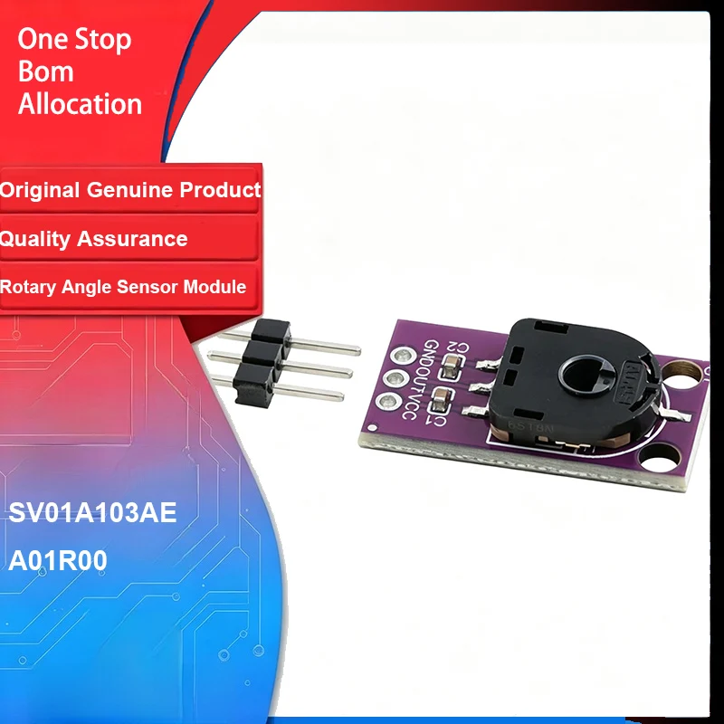 SV01A103AEA01R00 Rotary Angle Sensor Module Rotary Position Sensor Analog Potentiometer Module for Arduino Diy