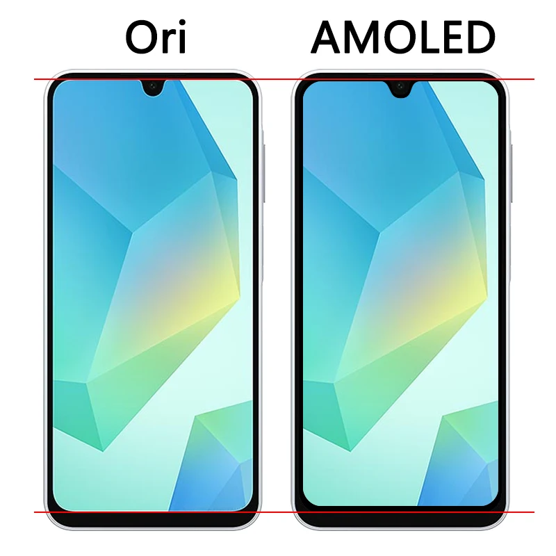 Super AMOLED A16 Display For Samsung A16 4G A165F A165M LCD Display Touch Screen Digitizer For Samsung A16 5G A166B A166E image 4