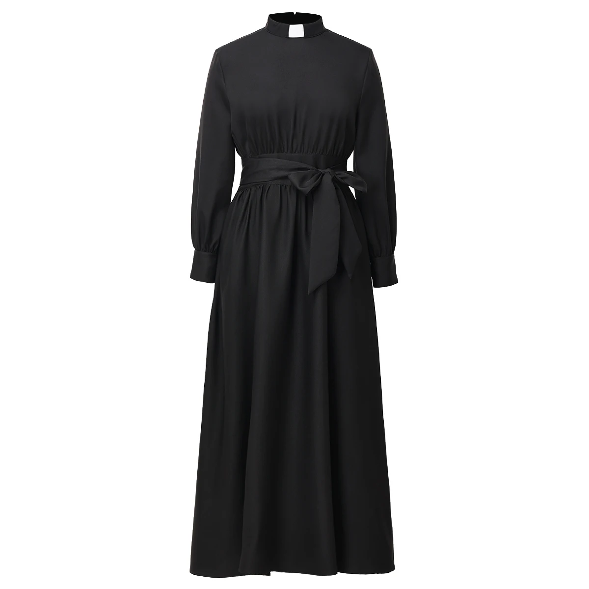 Tab Collar Clergy Dress for Women Minister Costume