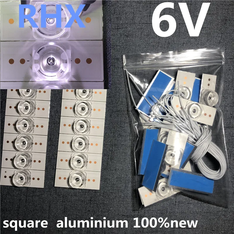 400PCS 100% nuovi branelli della lampada SMD 6V con il filtro dell'obiettivo ottico per la riparazione della TV principale 4C-LB5507-HR03J 55HR330M08A2