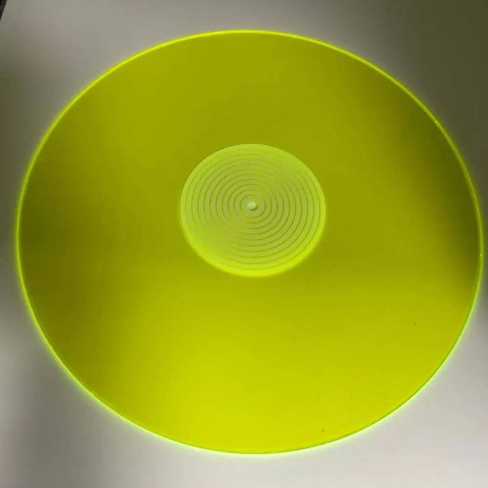 Antistatische Acryl-Plattenspielermatte 12 Zoll Rutschfeste Plattenspieler-Slipmat Langlebige Geräuscharme Schallplattenmatte Vinyl-Schallplatte – Detail 5