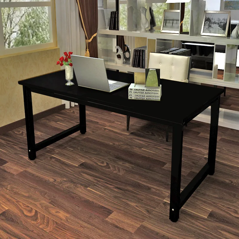 

#Modern Rustic White Black Walnut Wooden Cheap Computer Study Table Home Office
