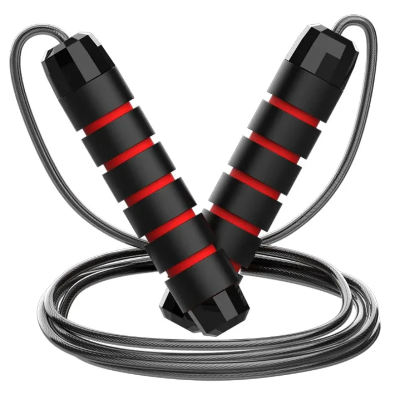 Das neue verstellbare, verwicklungsfreie Speed-Springseil mit Schaumstoffgriffen für Fitness-Workouts zu Hause und Sport für einen schlanken Körper