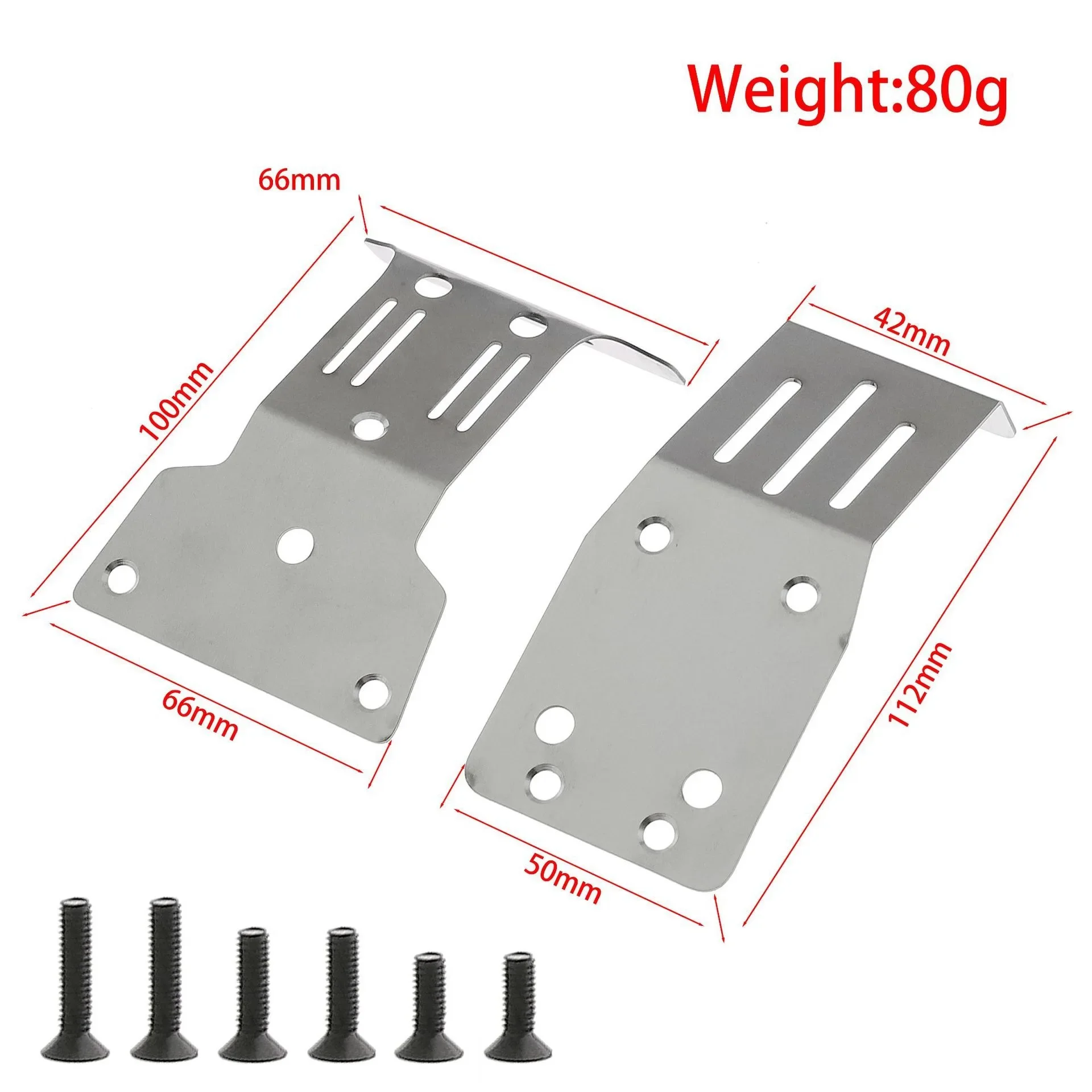 

Racing Stainless Steel Chassis Protector Guard Armor Upgrades Parts Accessories for 1/10 Tamiya Fighter Nxgen DT04 58741