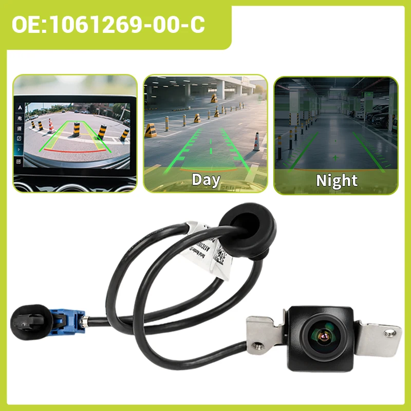 

Rear View Reverse Backup Parking Camera Compatible for Tesla Model S X 2012-2020 1061269-00-C 106126900C