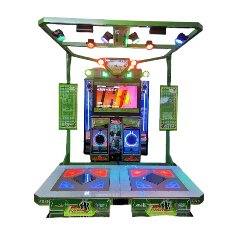 

Coin Operated Amusement Dance Revolution Arcade Game Machine Pump It Up Dancing Maquina De Bailar
