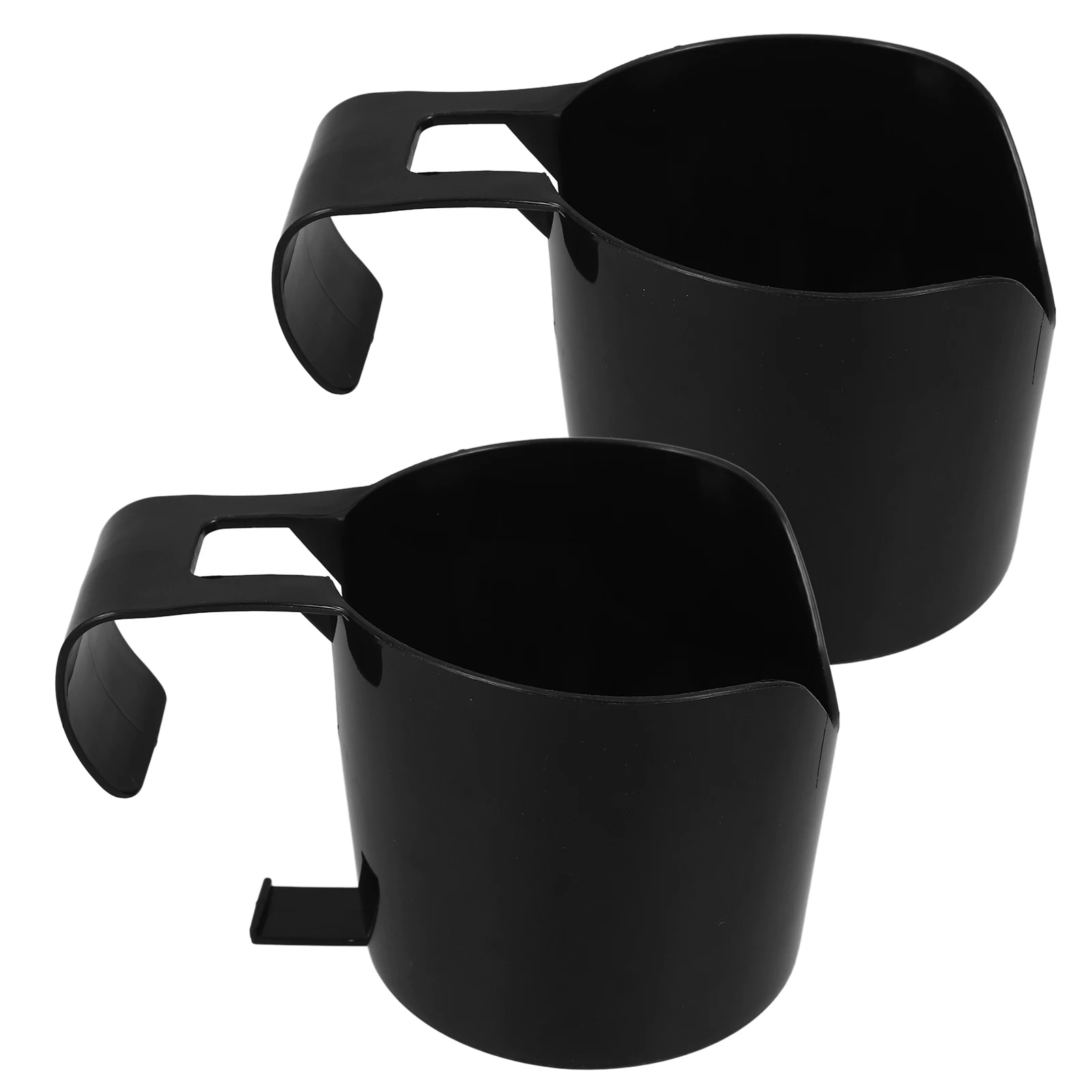 

2Pcs Pool Cup Holders Storage Accessories for Drinks Bath Tub Glass Holder Spa Beverage Cups Black Travel