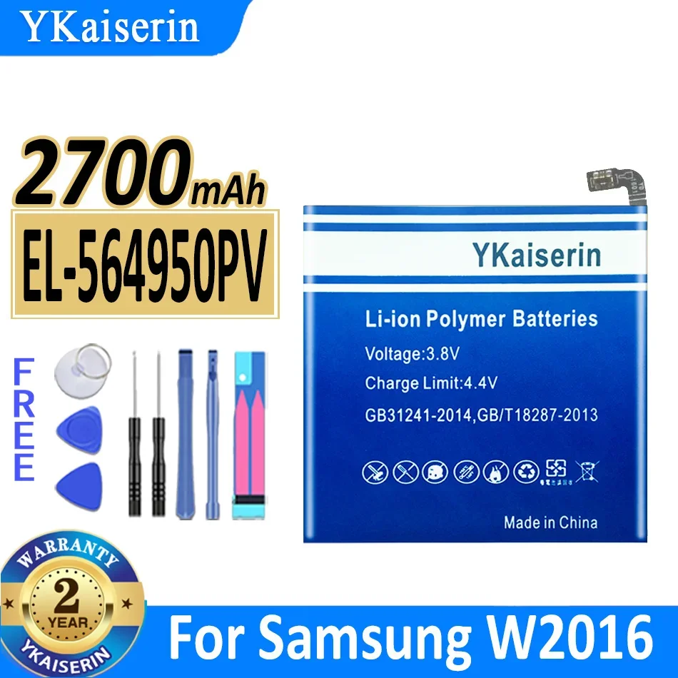 

2700mAh YKaiserin Battery EL-564950PV For Samsung W2016 W2017 W2018 W2019 E540020 574948 Bateria