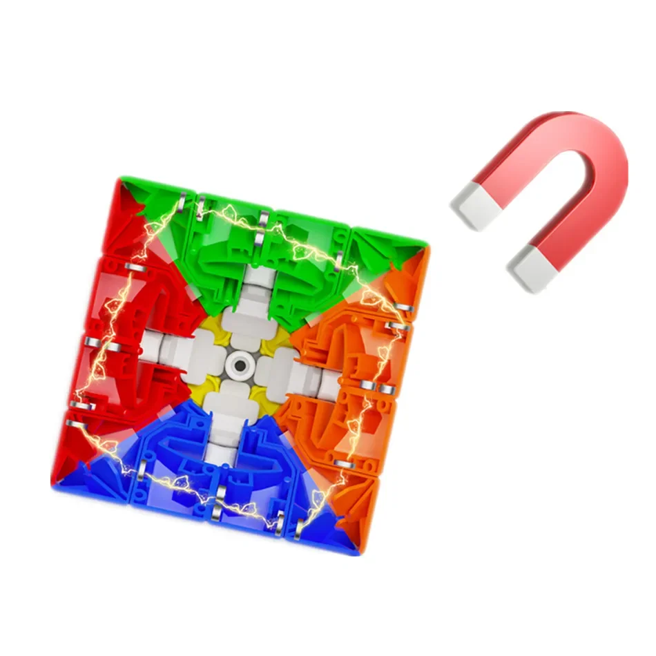 [JudyCube] YJ Nieuwe YuPo/YuLong/YuSu II Magnetische 2x2 3x3 4x4 Stickerloze Speed Cube YongJun Magische Kubus Puzzel Cubo Magico