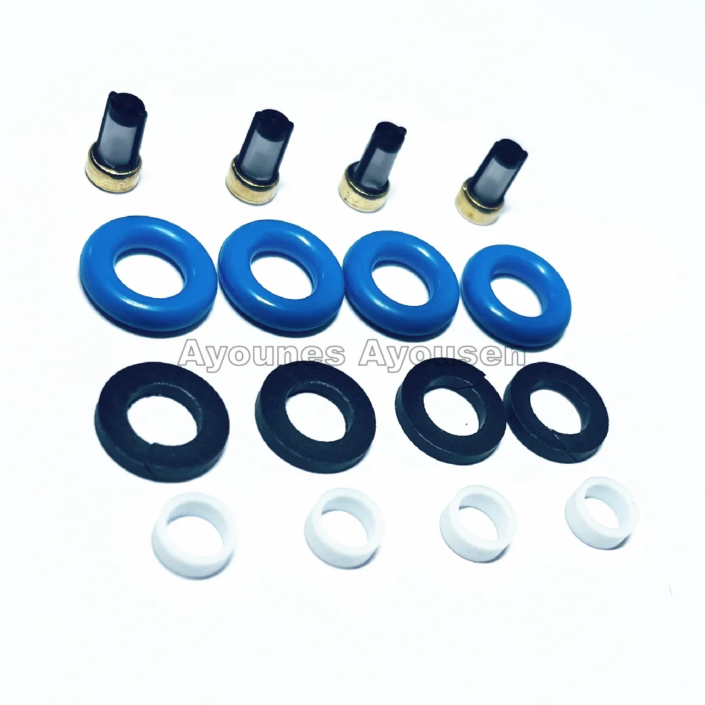 4 Sets Fuel Injector Rebuild Repair Kits for Audi RS4 S6 B7 8E 8H R8 4.2L V8 BVJ QUATTRO 079906036C  079906036AA (AY-RKG913)