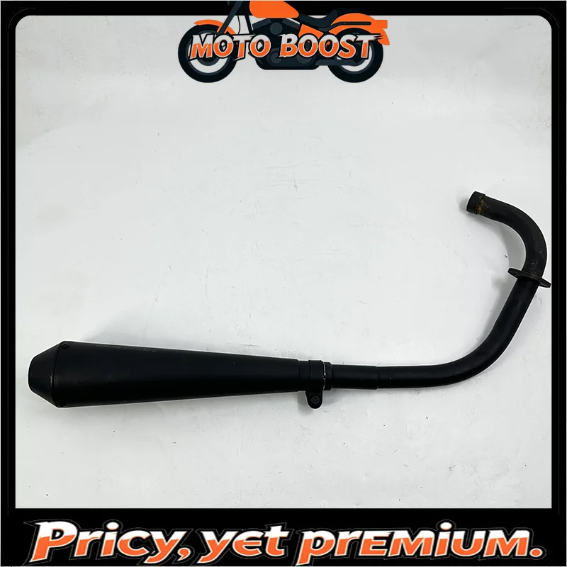 【Premium quality】EXHAUST SYSTEM - COMPLETE - STANDARD - BLACK For MUTT Motorcycle Original Parts MPT-0201