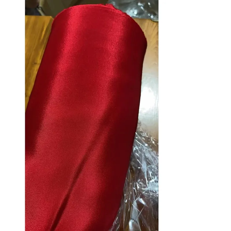 Hoge kwaliteit zware zijde 30Momme broek met wijde pijpen Pure Shirt Vrepe De-Chine