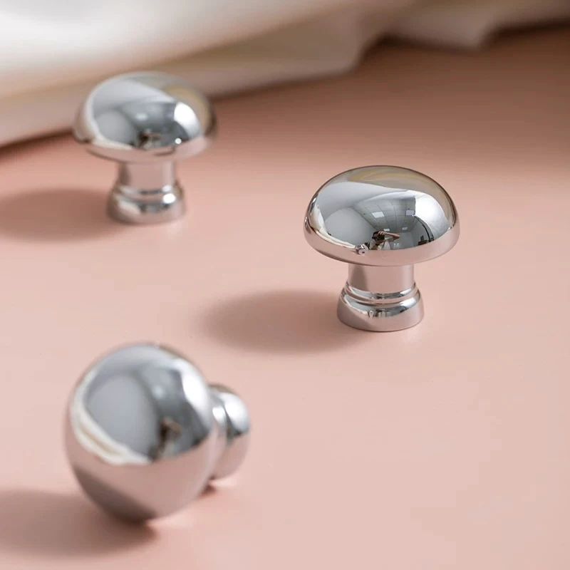 Knobs Drawer Wardrobe Kitchen Cupboard Handles Metal Door Silver Furniture Accessories Door Handles Interior Doors