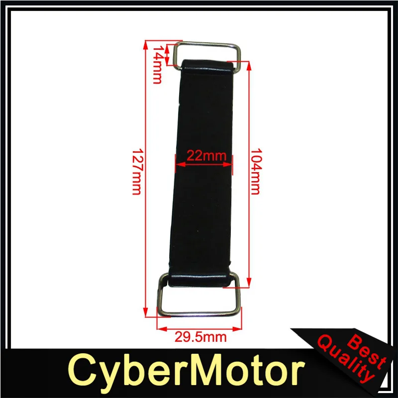 127mm 5 inch Rubber Battery Strap Belt For ATV Quad Go Kart Pit Dirt Bike Motorcycle