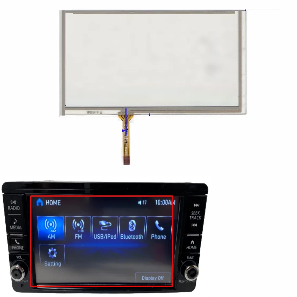 

18 19 20 21 Touch screen For Mitsubishi Outlander Eclipse Cross Outlander Sport Mirage RADIO REPLACEMENT