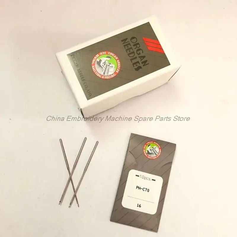 10PCS 1box Ph-C70 Organ Original Towel Embroidery Sewing Machine Needles 11 14 16 18 21 Special Computer Embroidery Machine