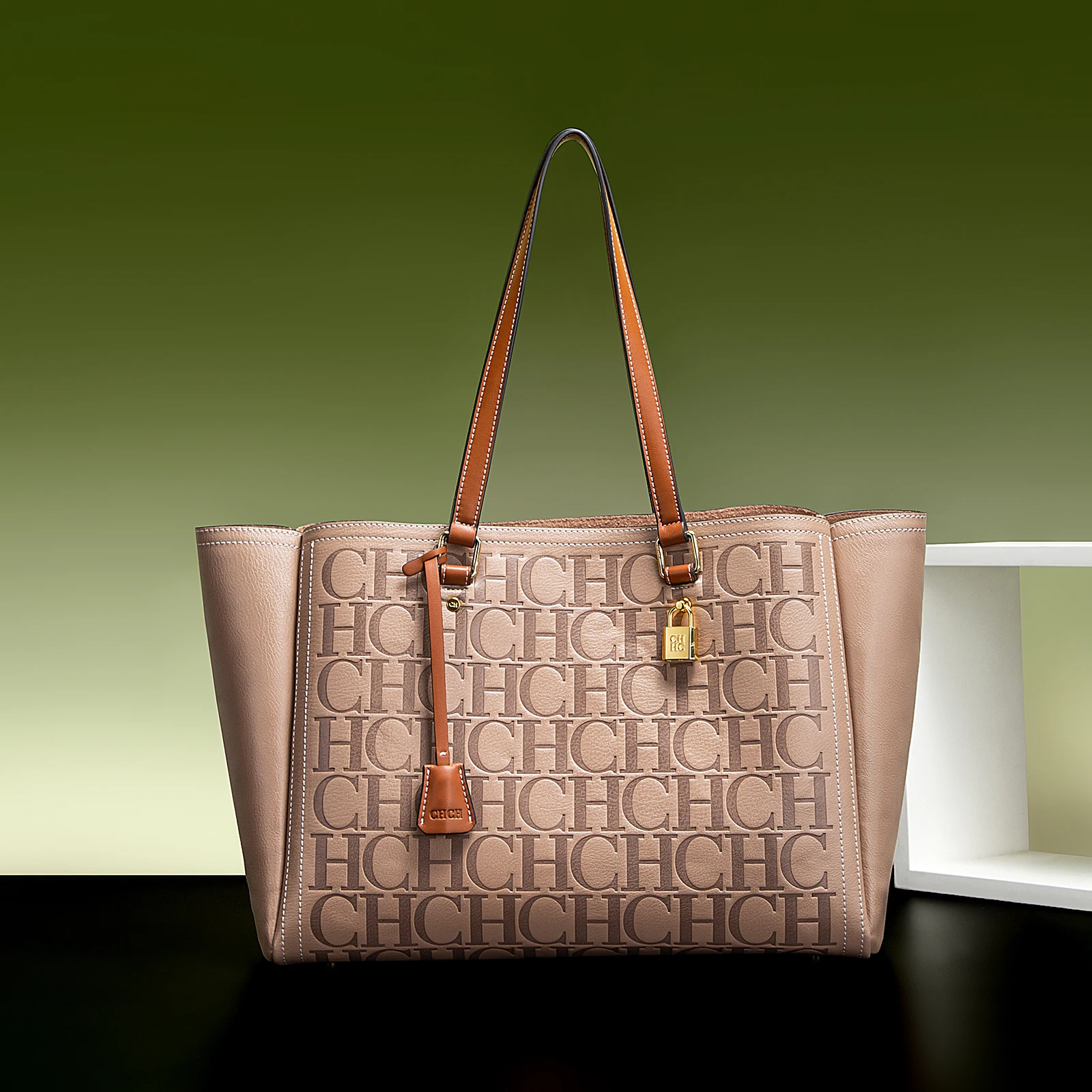 CHCH bolso de mano para mujer 2025 otoño caqui bolso de gran capacidad bolsa de almacenamiento para ir al trabajo para mujer